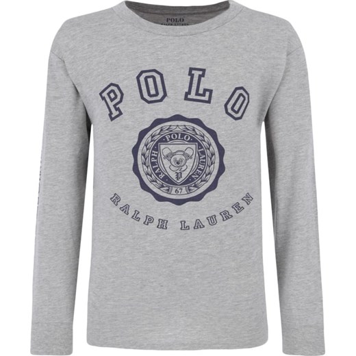 T-shirt chłopięce Polo Ralph Lauren z długim rękawem z nadrukami na wiosnę 