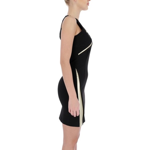 Sukienka Just Cavalli ołówkowa elegancka bez rękawów mini z aplikacjami  na sylwestra 