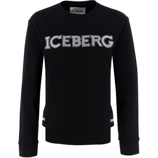 Iceberg bluza damska czarna krótka 