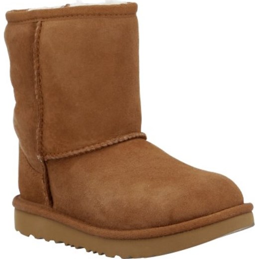 Buty zimowe dziecięce Ugg brązowe bez zapięcia śniegowce 