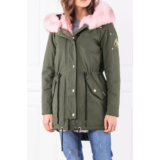 Parka damska zielona Moose Knuckles casualowa 