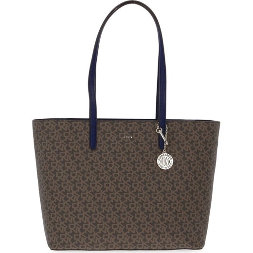 Shopper bag Dkny elegancka na ramię bez dodatków 