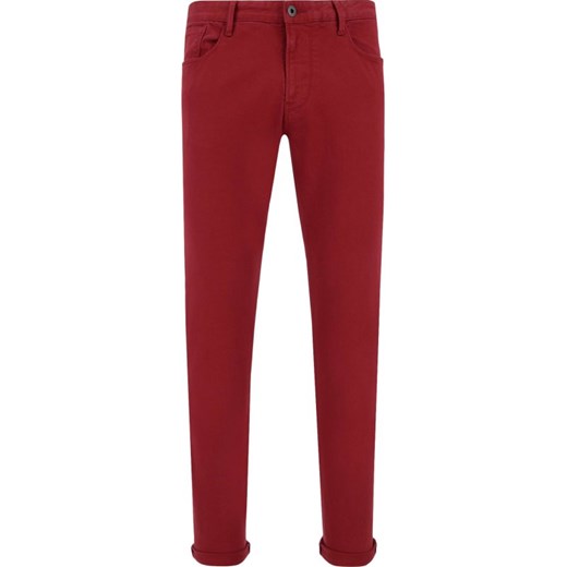 Spodnie męskie Emporio Armani czerwone 
