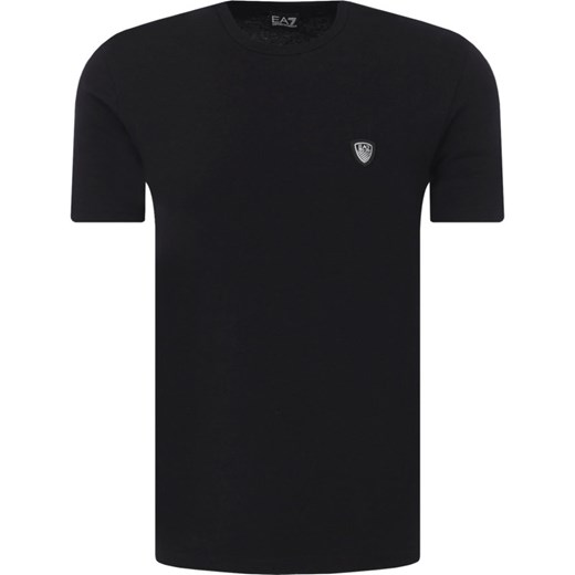 T-shirt męski Emporio Armani gładki z krótkim rękawem 