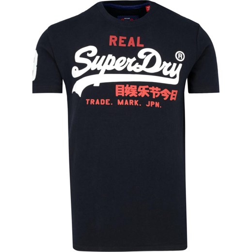 T-shirt męski Superdry z krótkimi rękawami z napisami 