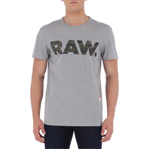 T-shirt męski G-Star Raw z krótkim rękawem szary 