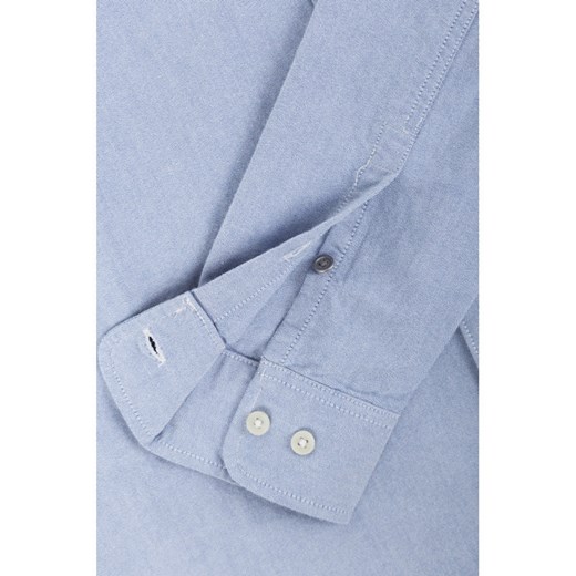 Koszula męska niebieska Calvin Klein z kołnierzykiem button down 