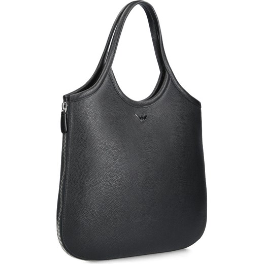 Shopper bag Emporio Armani duża matowa bez dodatków 