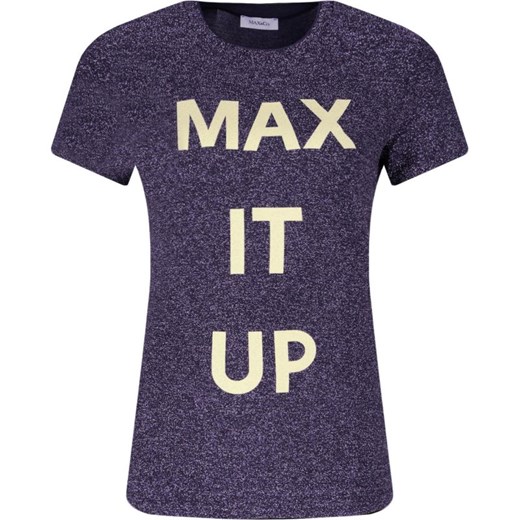Max & Co. bluzka damska na wiosnę z napisami 