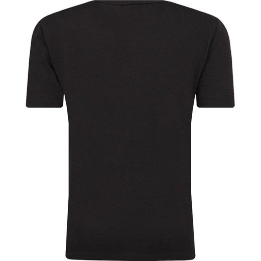 T-shirt chłopięce Emporio Armani z aplikacjami  z krótkimi rękawami 