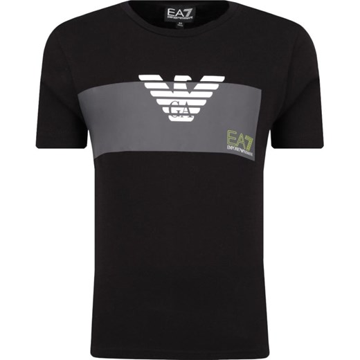 Emporio Armani t-shirt chłopięce z krótkimi rękawami z aplikacjami  