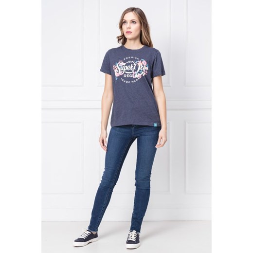 Superdry T-shirt SCRIPT FLORAL ENTRY | Regular Fit Superdry  M promocja Gomez Fashion Store 