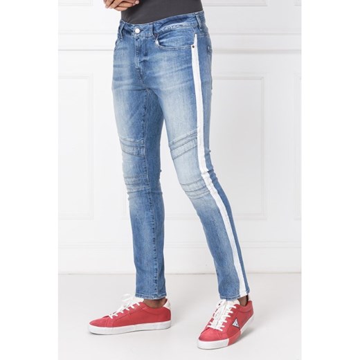 Niebieskie jeansy męskie Guess Jeans 