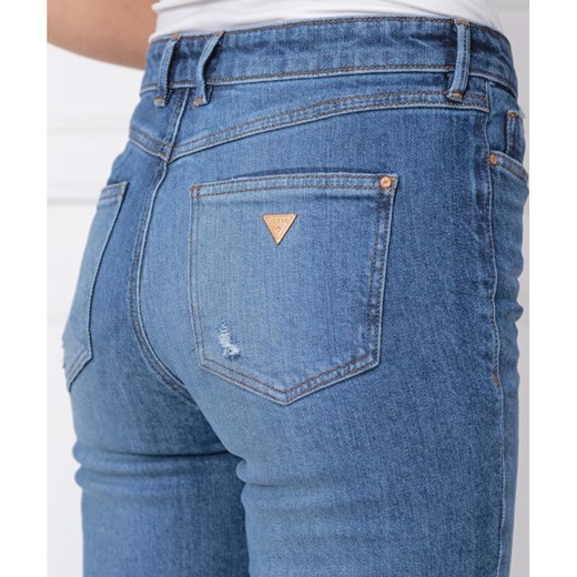 Jeansy damskie Guess Jeans bez wzorów w miejskim stylu 
