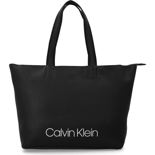 Shopper bag Calvin Klein bez dodatków matowa 