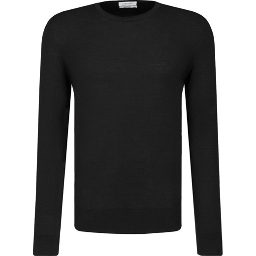 Sweter męski Calvin Klein z wełny czarny 