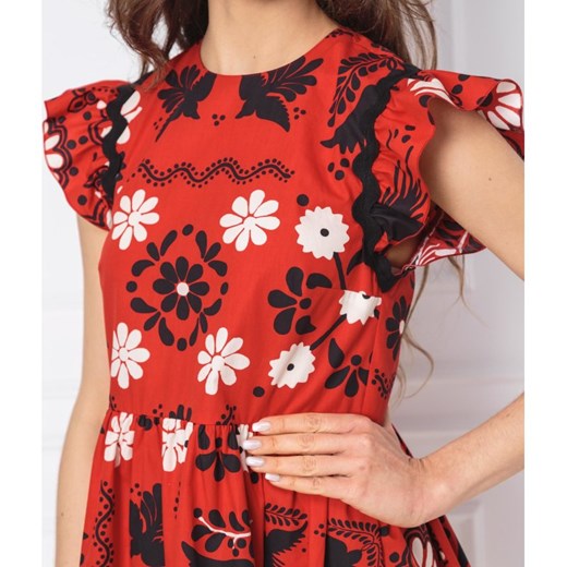 Sukienka Red Valentino w kwiaty midi 