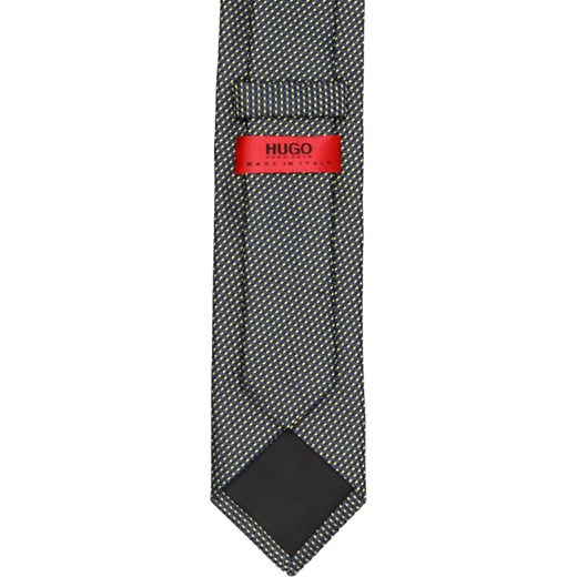 Czarny krawat Hugo Boss 