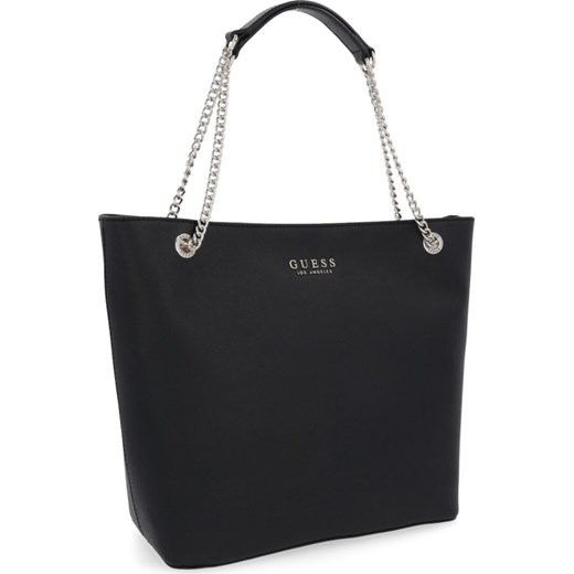 Shopper bag Guess elegancka duża matowa na ramię 