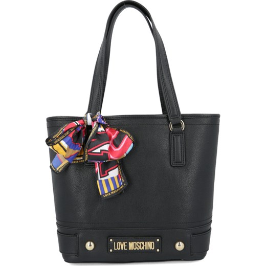Shopper bag Love Moschino mieszcząca a4 elegancka na ramię 