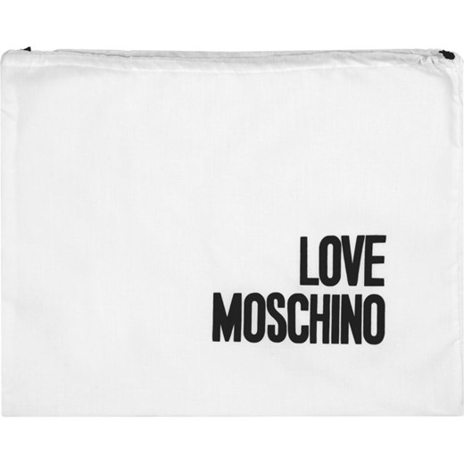Listonoszka Love Moschino elegancka z aplikacjami 
