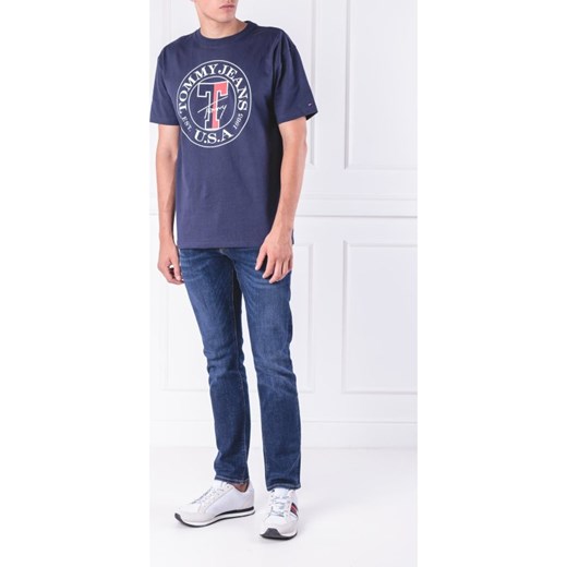 T-shirt męski Tommy Jeans z krótkim rękawem młodzieżowy 