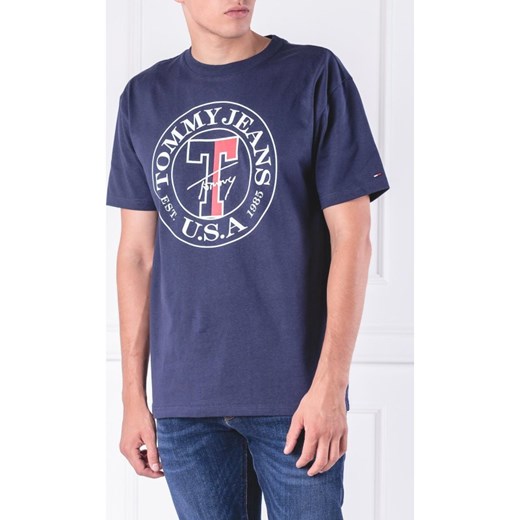 T-shirt męski Tommy Jeans z krótkim rękawem 