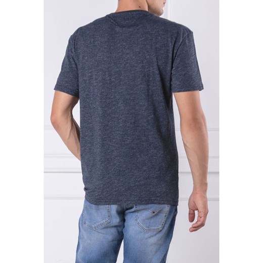 T-shirt męski Tommy Jeans z krótkim rękawem szary 