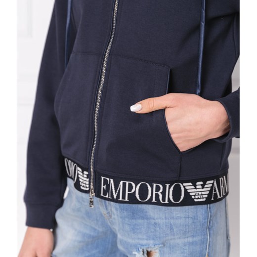 Bluza damska Emporio Armani jesienna z aplikacją casualowa 