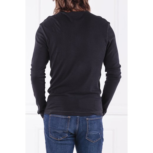 T-shirt męski Tommy Jeans z długim rękawem czarny 