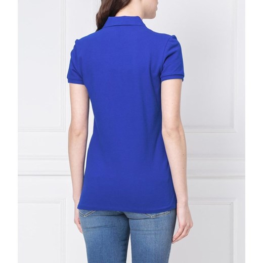 Bluzka damska niebieska Polo Ralph Lauren z krótkim rękawem 