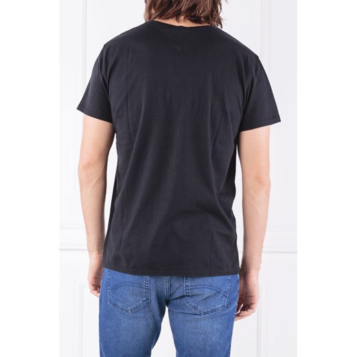 T-shirt męski Tommy Jeans na wiosnę z krótkim rękawem 
