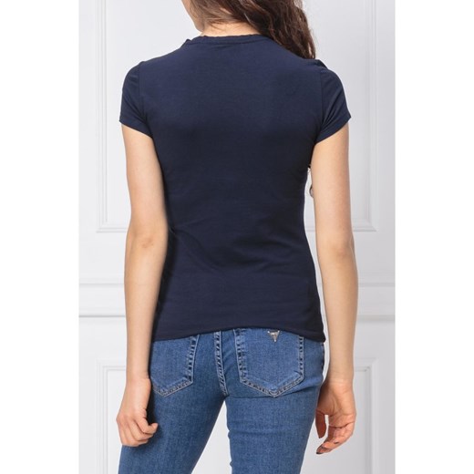 Bluzka damska Guess Jeans z krótkim rękawem z napisem 