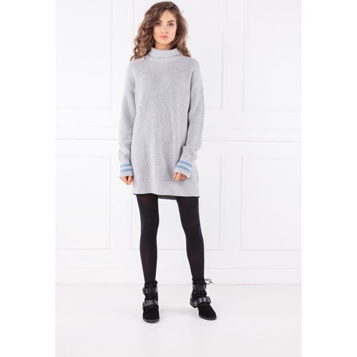 Sweter damski Calvin Klein bez wzorów z wełny 