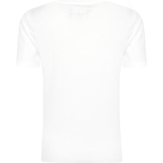 Emporio Armani t-shirt chłopięce biały z krótkim rękawem 
