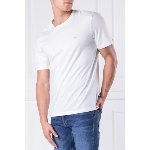 T-shirt męski Calvin Klein z krótkim rękawem casualowy biały 