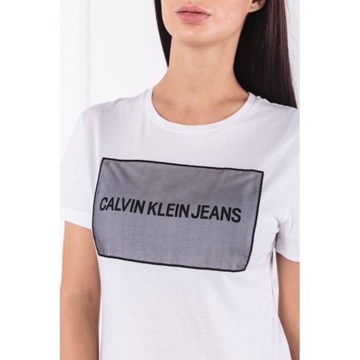 Bluzka damska Calvin Klein biała 