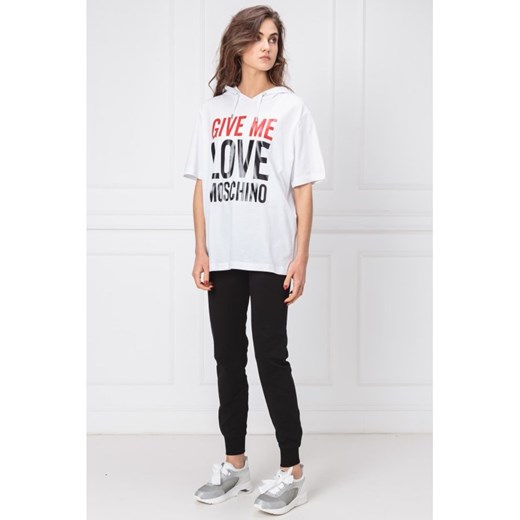 Love Moschino T-shirt | Regular Fit | Regular Fit  Love Moschino 38 okazyjna cena Gomez Fashion Store 