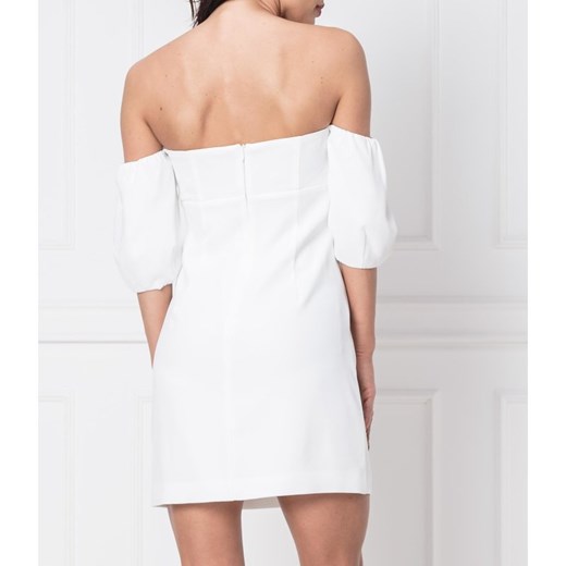 Sukienka biała Marciano mini z krótkim rękawem na imprezę 