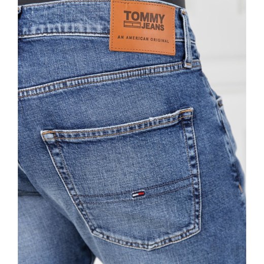 Jeansy męskie Tommy Jeans bez wzorów 