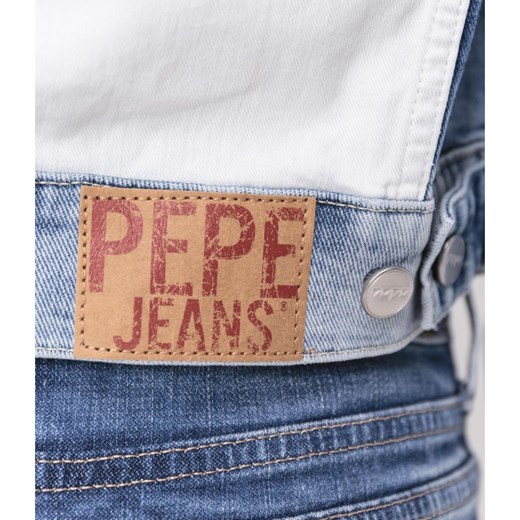 Kurtka damska Pepe Jeans bez kaptura wielokolorowa jesienna krótka 
