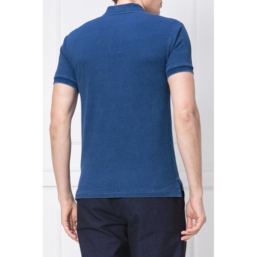 T-shirt męski Polo Ralph Lauren niebieski bawełniany 