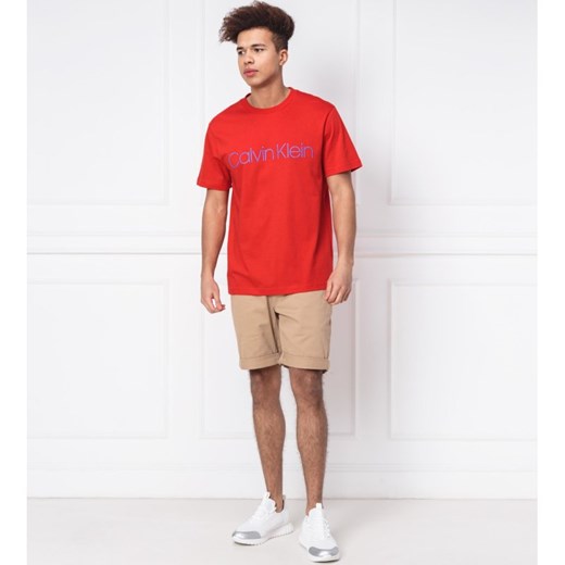 T-shirt męski Calvin Klein jesienny z krótkim rękawem 
