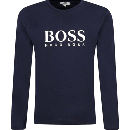 T-shirt chłopięce Boss z długim rękawem 