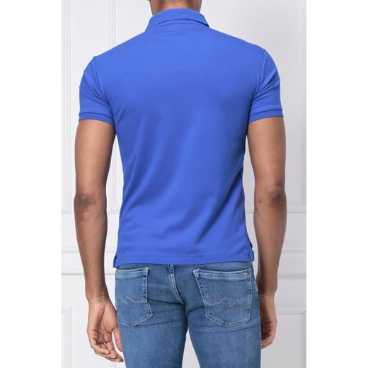 T-shirt męski Polo Ralph Lauren niebieski z bawełny z krótkim rękawem 