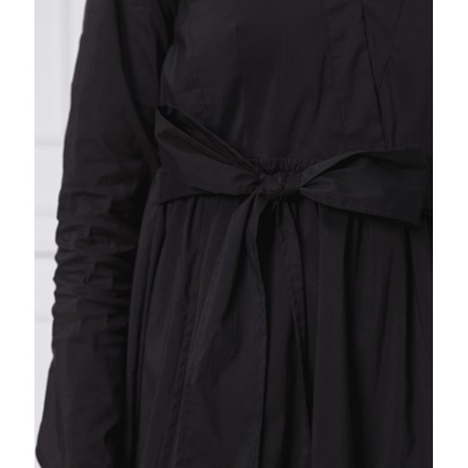 Sukienka Mytwin Twinset czarna z długim rękawem 