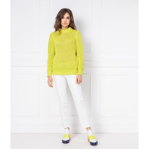 Sweter damski żółty Calvin Klein 