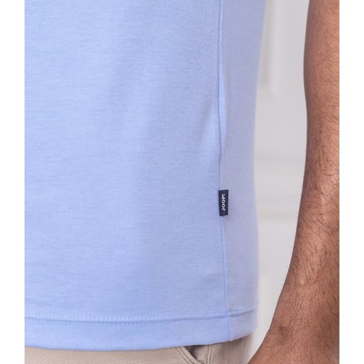 T-shirt męski Joop! Collection z krótkimi rękawami casual fioletowy letni 