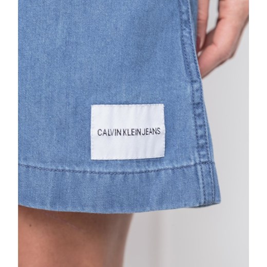 Sukienka Calvin Klein midi na spacer z krótkim rękawem na wiosnę 