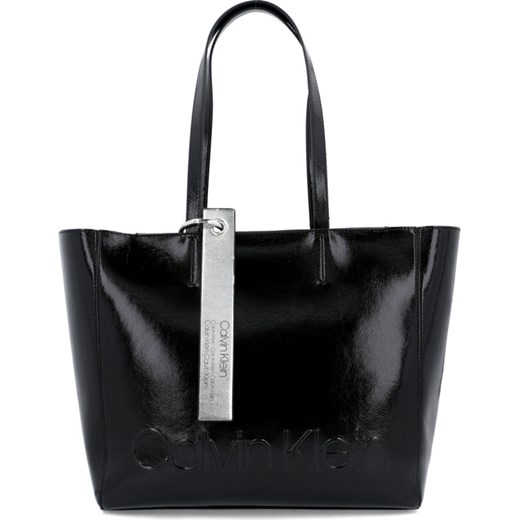 Shopper bag Calvin Klein na ramię elegancka 